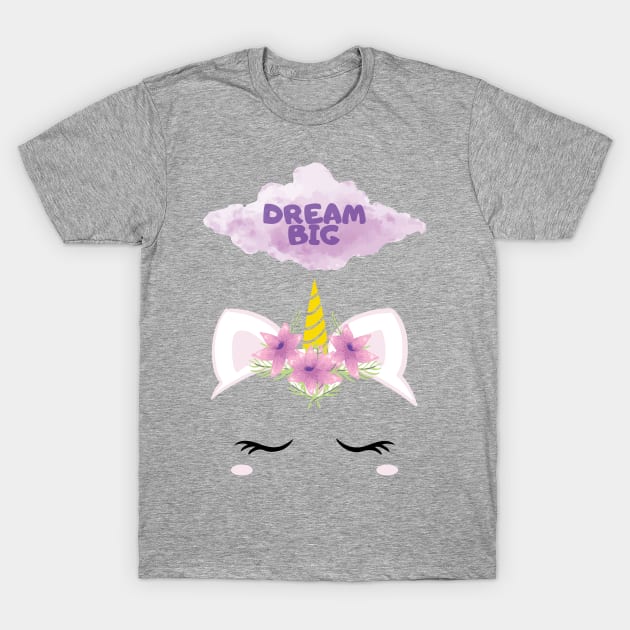 Unicorn Dream BIG T-Shirt by EmaDesigns